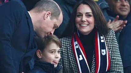 'Staying out of it!' William in stitches as Prince George asked about family rivalry