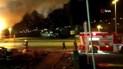 Kırıkkale'de sabaha karşı sıcak dakikalar: 3 tır alevlere teslim oldu