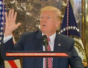 Trump puji Pyongyang batal serangan ke atas Guam