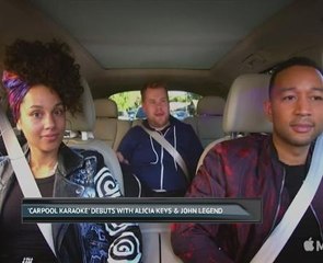 'Carpool Karaoke' debuts with Alicia Keys & John Legend