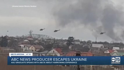 ASU Graduate and ABC News Producer Escapes Ukraine Amid Escalating Violence