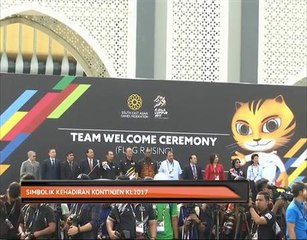 Simbolik kehadiran kontinjen KL2017