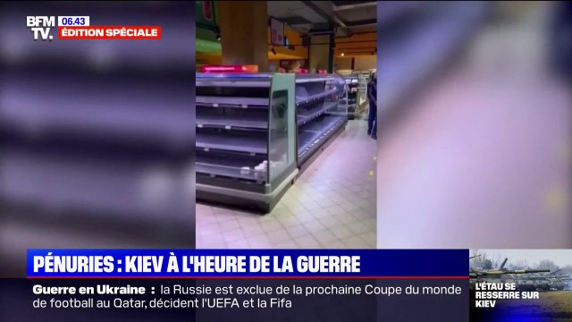 Guerre en Ukraine: les pénuries commencent à se faire sentir