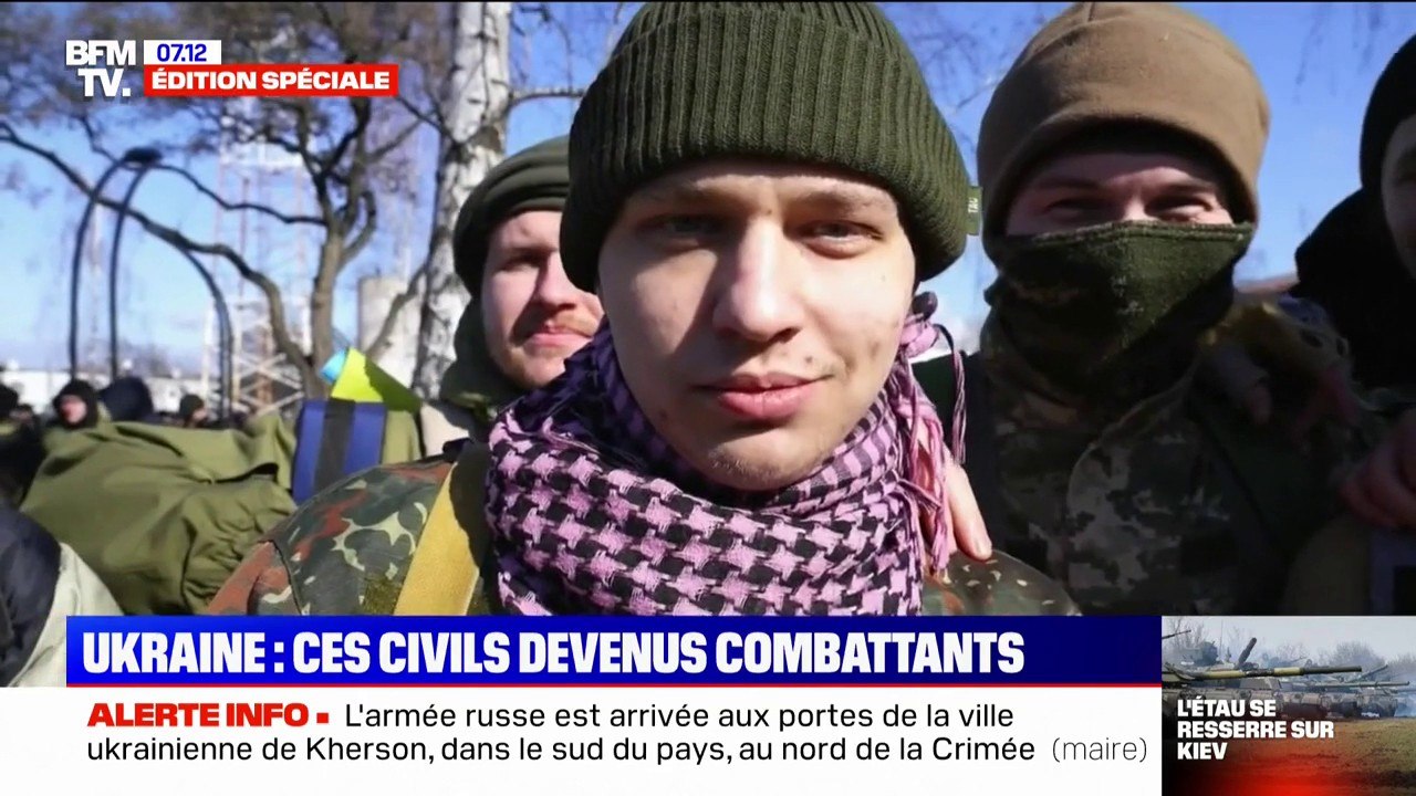 Guerre en Ukraine: ces civils devenus combattants