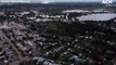 Aerial footage of flooding in Lismore, NSW after heavy rainfall | March 1, 2022 | ACM