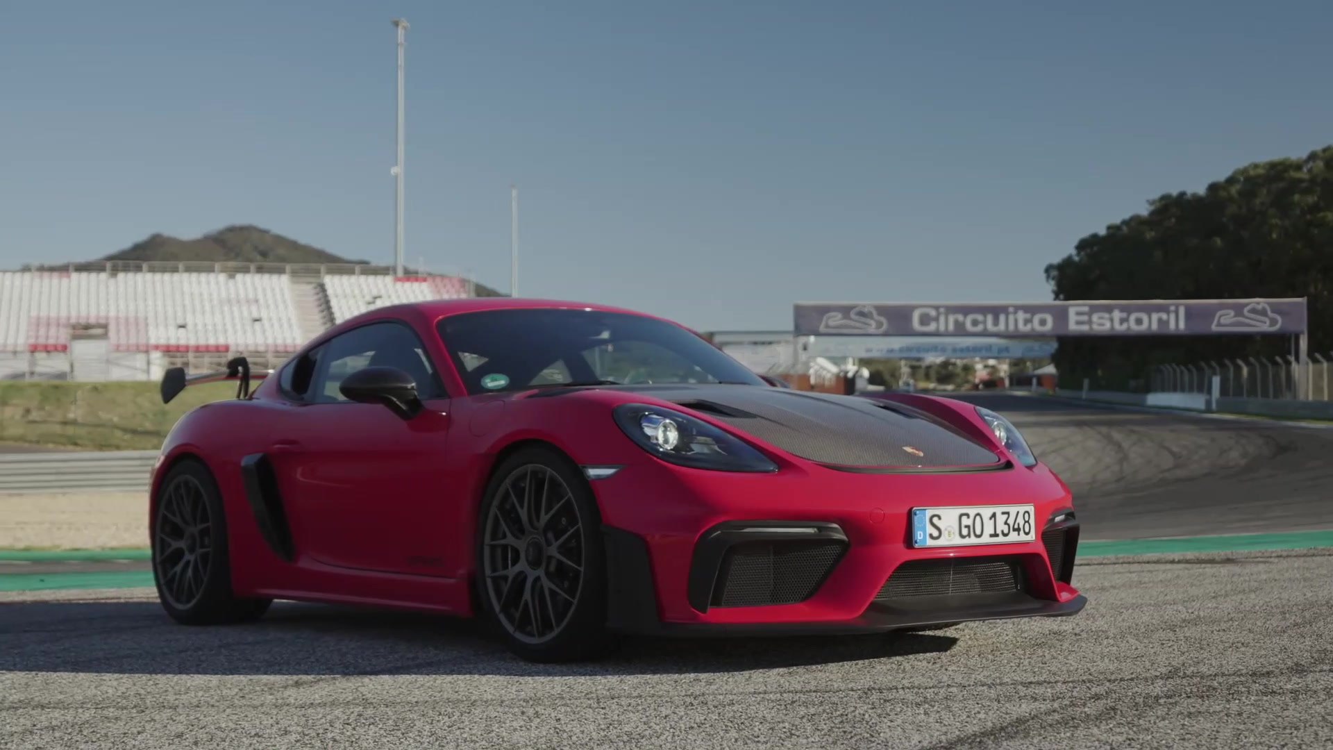 Red Porsche Cayman Wallpaper