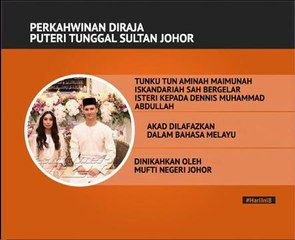 Perkahwinan Diraja Puteri tunggal Sultan Johor