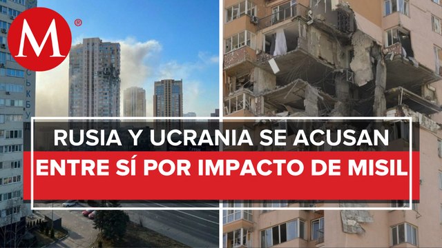 Ucrania reporta que misil impactó contra edificio residencial de 30 pisos en Kiev