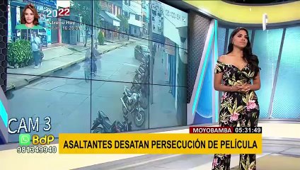 ¡Imágenes de película! persecución termina con balacera en San Martín