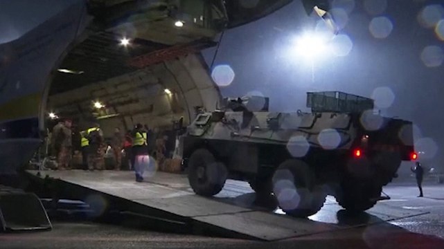 Melindungi Ukraina, Pasukan Militer dan Kendaraan Lapis Baja Prancis Tiba di Rumania