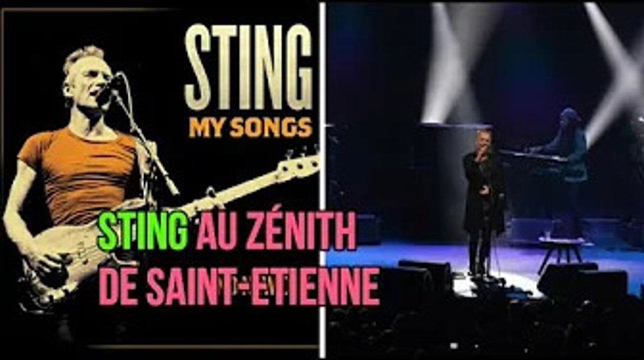 Sting donnera un concert spécial My Songs au Zénith Saint-Etienne Métropole