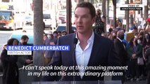 Benedict Cumberbatch gets Hollywood star, decries Russian assault on Ukraine
