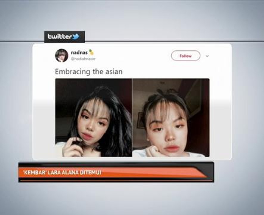 'Kembar' Lara Alana ditemui