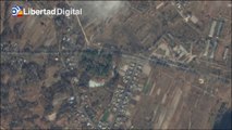 Una imagen de satélite muestra columnas de tanques rusos avanzando hacia Kiev y otras ciudades