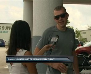 Guam resident blames Trump for NKorea threat