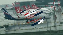 Rus uçağı İstanbul Havalimanı’na iniş yaptı! Yunanistan izin vermedi!