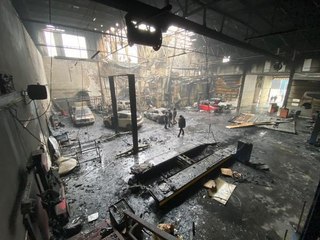 SANAYİ SİTESİNDEKİ YANGININ BOYUTU GÜN AĞARINCA ORTAYA ÇIKTI