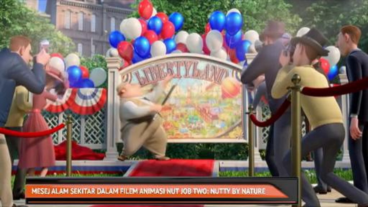 Mesej alam sekitar dalam filem animasi Nut Job Two: Nutty by Nature