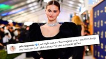 Selena Gomez Gushes About Going Barefoot At 2022 SAG Awards