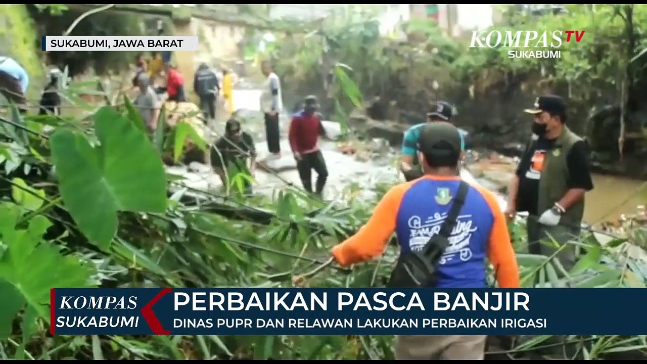 Dinas PUPR Dan Relawan Lakukan Perbaikan Irigasi