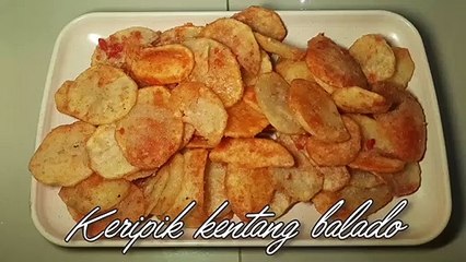Cara Membuat Keripik kentang balado