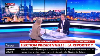 Nicolas Dupont-Aignan : "On m'annule des émissions pour faire des spéciales Ukraine toute la journée"