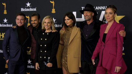CODA Cast "5th Annual HCA Film Awards" Red Carpet Eugenio Derbez, Daniel Durant, Marlee Matlin, Troy Kotsur, Emilia Jones, Sian Heder