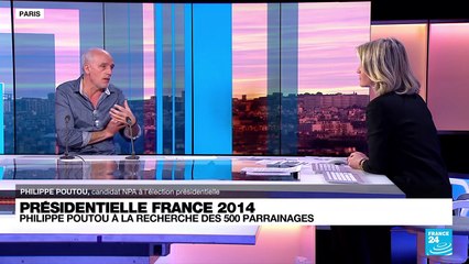 Philippe Poutou en quête des 500 parrainages