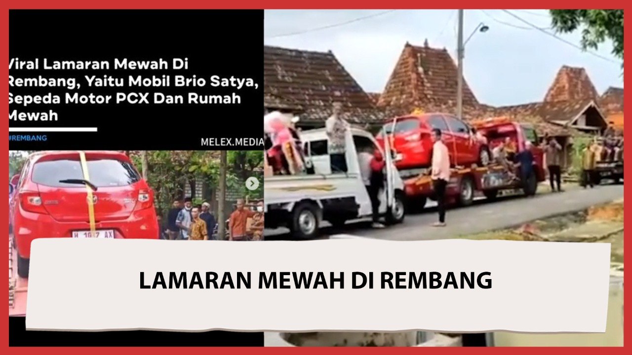 Lamaran Mewah di Rembang Bawa Seserahan Honda Brio dan Motor PCX, Bikin Warganet Ketar-ketir!