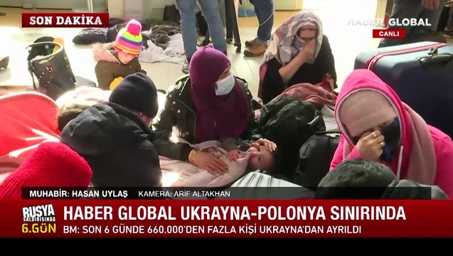 Haber Global Ukrayna'da! Hasan Uylaş Ukrayna-Polonya sınırında son durumu aktardı