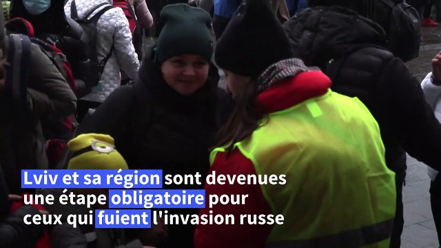 Dans l'ouest de l'Ukraine, le désarroi des déplacés fuyant l'invasion russe