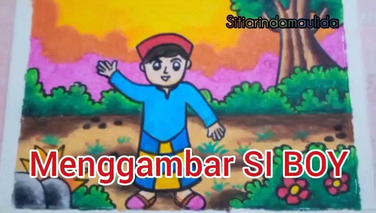 Menggambar SI BOY