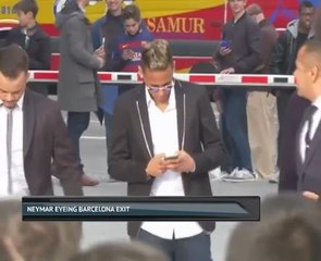 Neymar eyeing Barcelona exit