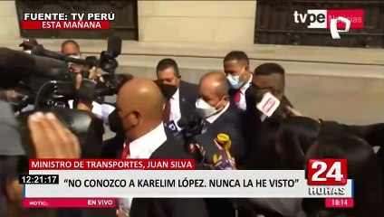 Ministro de Transportes Juan Silva sobre Karelim López: “nunca la he visto”