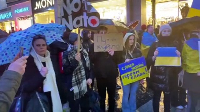 Anti War Demo: Interviews with Ukrainians and Russians opposed to the invasion of Ukraine