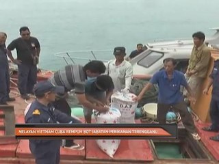 Nelayan Vietnam cuba rempuh bot Jabatan Perikanan Terengganu