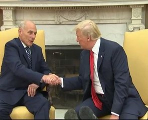 Trump welcomes John Kelly as new Chief of Staff
