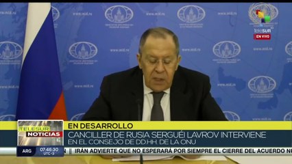 “EE.UU. y sus aliados pretenden imponer una postura antirrusa”