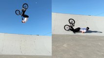 'BMX enthusiast 'BODIED' after AUDACIOUS mid-air roll attempt goes ATROCIOUSLY bad'