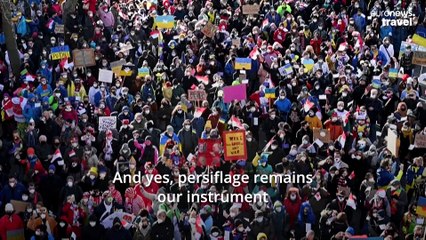 Germany’s biggest carnival transforms into peace march for Ukraine