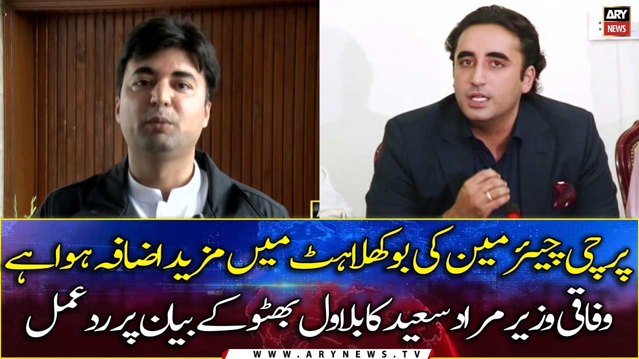 Federal Minister Murad Saeed responds to Bilawal Bhutto's statement