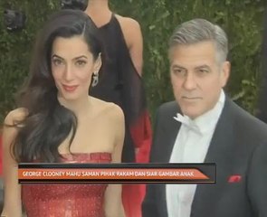 George Clooney mahu saman pihak rakam dan siar gambar anak