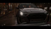 Cinematic Video GTA V Rain driving AUDI Car
