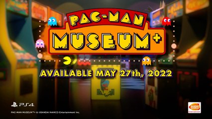 Pac-Man Museum + - Release Date Announcement Trailer PS