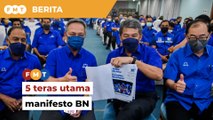 PRN Johor: BN lancar manifesto fokus 5 teras utama