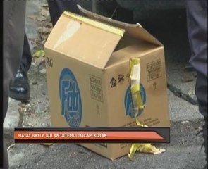 Mayat bayi 6 bulan ditemui dalam kotak