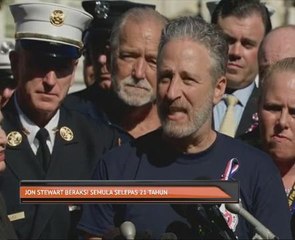 Jon Stewart beraksi semula selepas 21 tahun