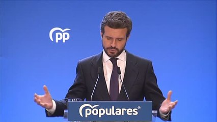 Pablo Casado se despide lamentando "lo que haya hecho mal" y "con la conciencia muy tranquila