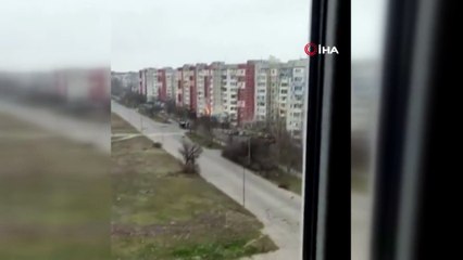 Rus güçleri, sivillerin yaşadığı apartmanı vurdu