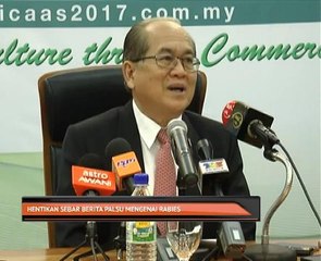 Hentikan sebar berita palsu mengenai rabies